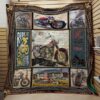 Love Motorcylces Quilt Blanket  Quilt
